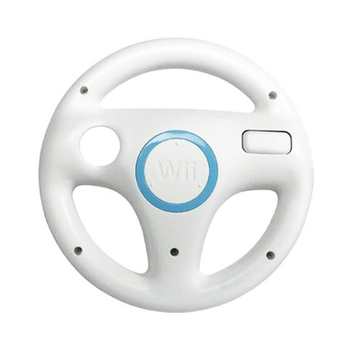 Original Racing Steering Wheel White Wii For Sale DKOldies