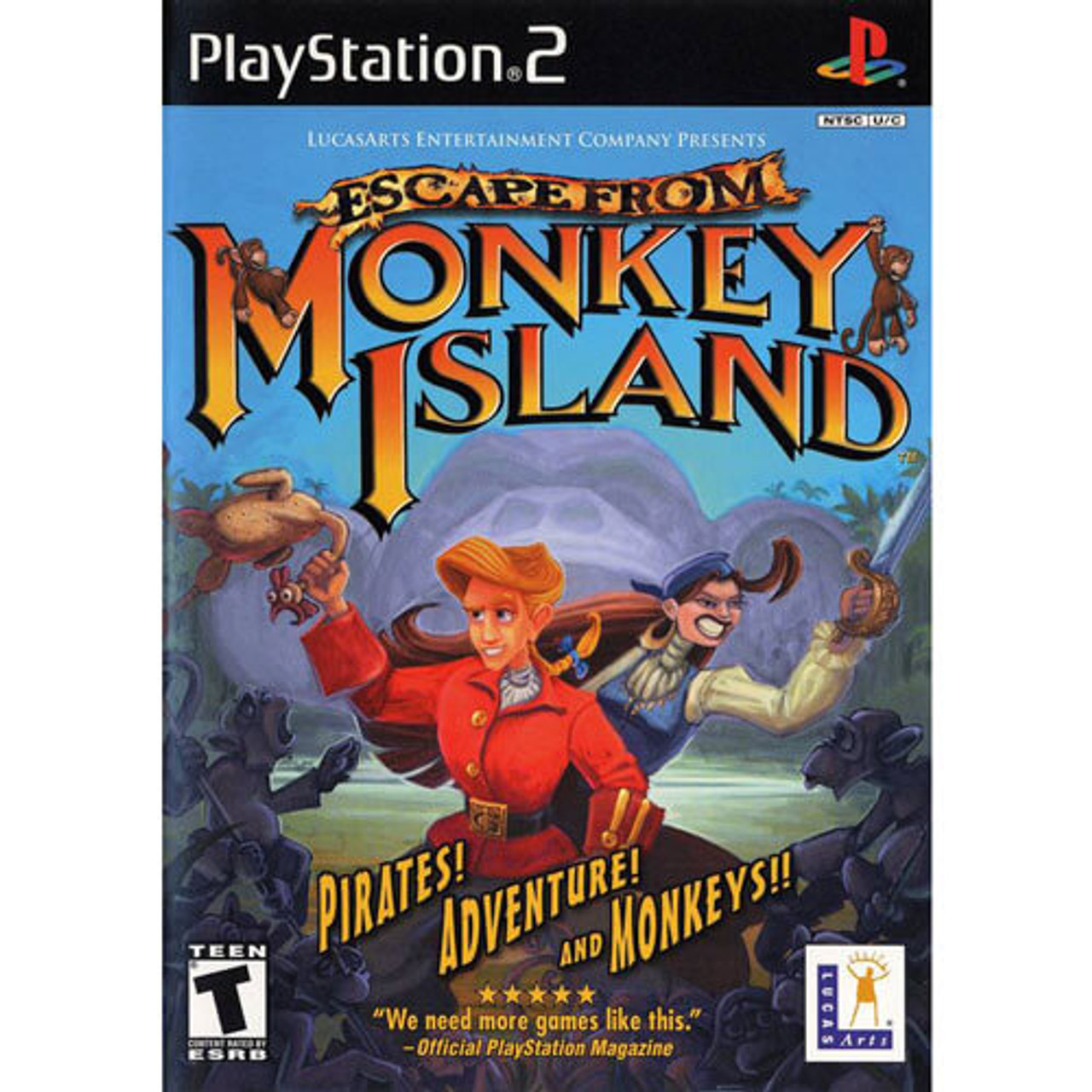 ESCAPE FROM MONKEY  北米版　PS2 Full Playthrough [1047] Playstation 2 [68] Escape from
