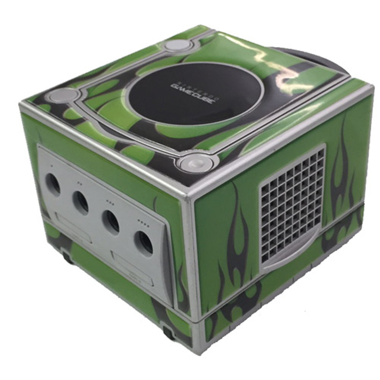 Nintendo GameCube Green Flames Platinum Player Pak For Sale