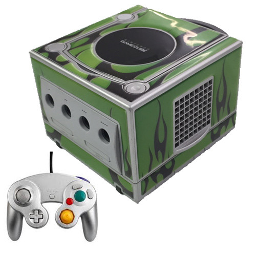 Nintendo GameCube Green Flames Platinum Player Pak For Sale | DKOldies