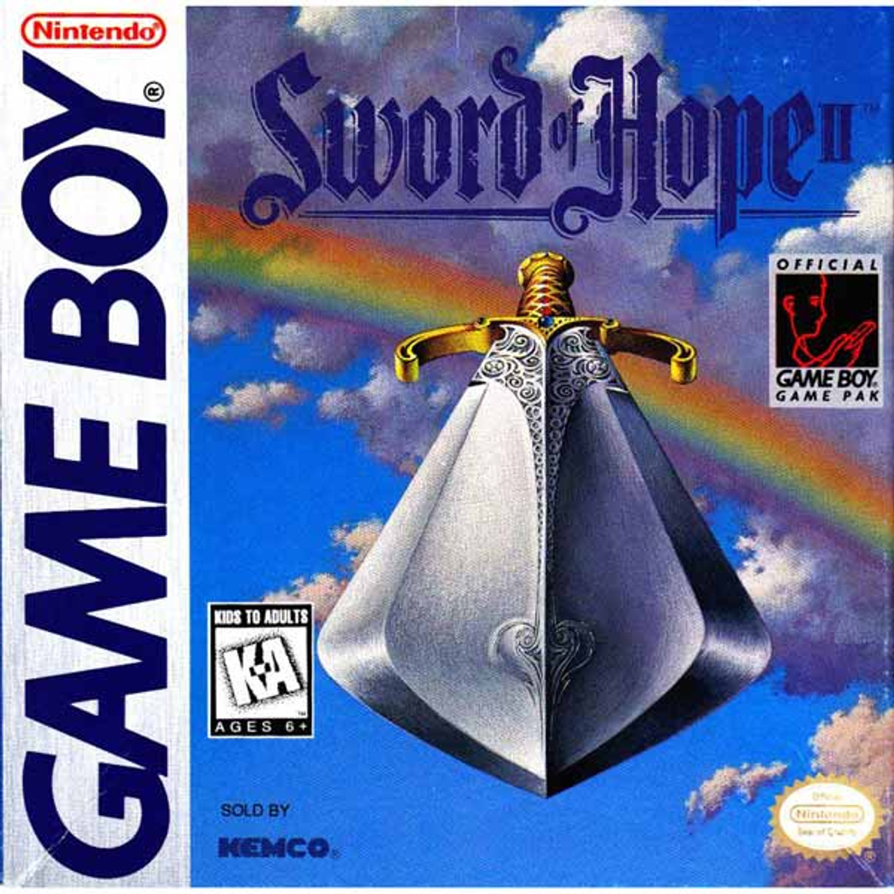 Sword of hope2 北米版　ゲームボーイ Sword of Hope II Original Nintendo GameBoy Game For Sale