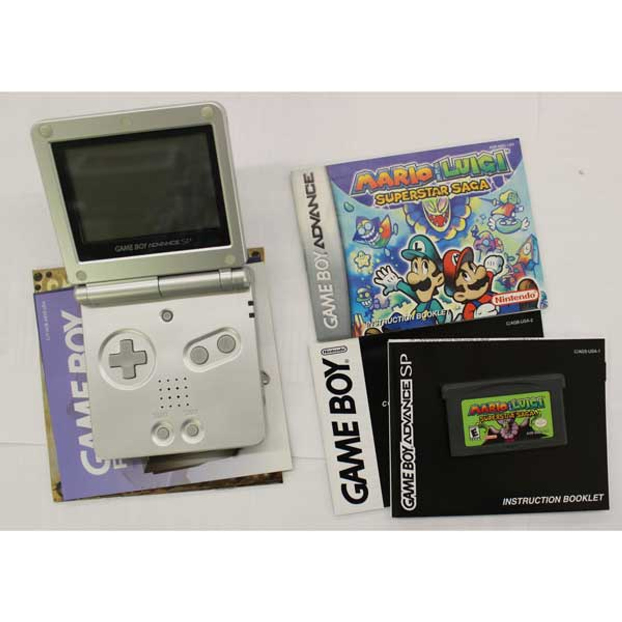 Nintendo GAMEBOY ADVANCE SPとソフトセット Game Boy Advance SP System Silver Best Buy Exclusive
