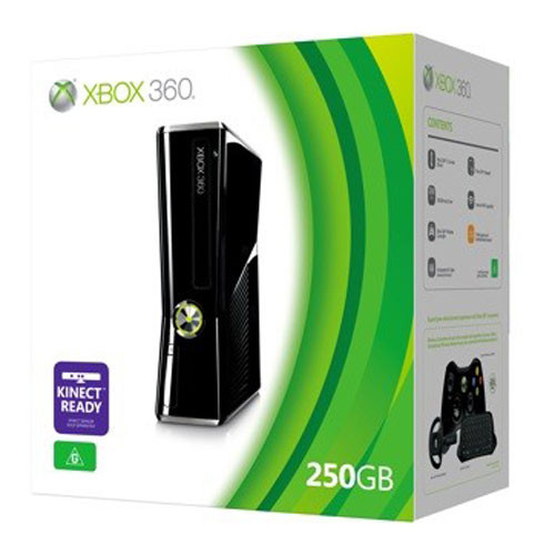 Complete Xbox 360 S 250GB Black in Box | DKOldies