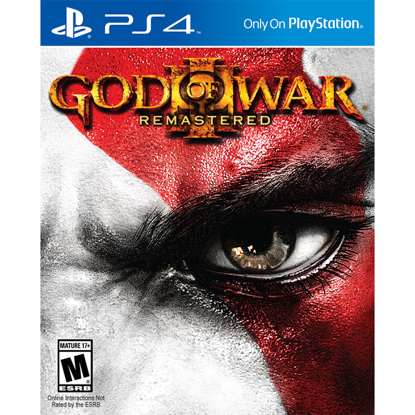 Cover Art Playstation Game Case God Of War III Remastered