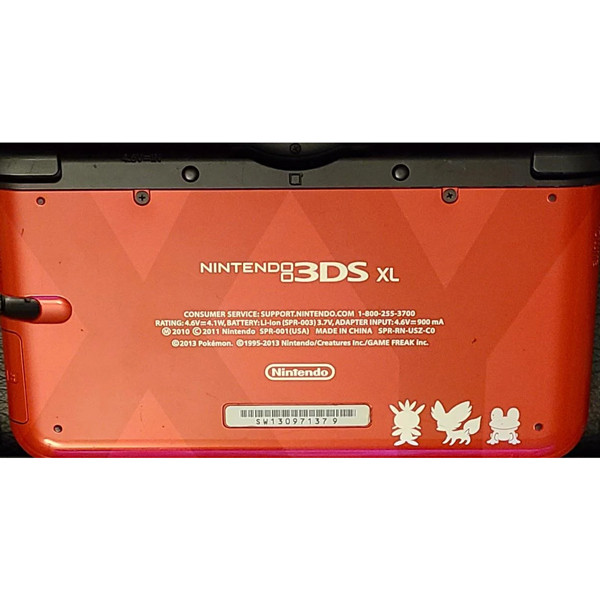 Nintendo 3DS XL Pokemon X & Y Edition (Red ) w/ Charger For Sale DKOldies
