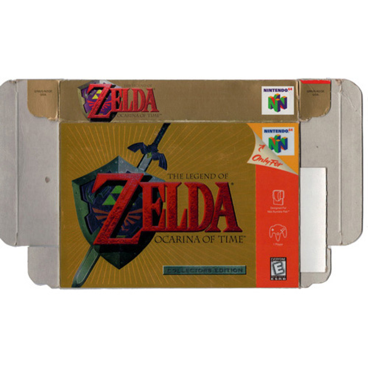 Legend of Zelda Ocarina of Time Gold Collectors Edition Original Nintendo 64