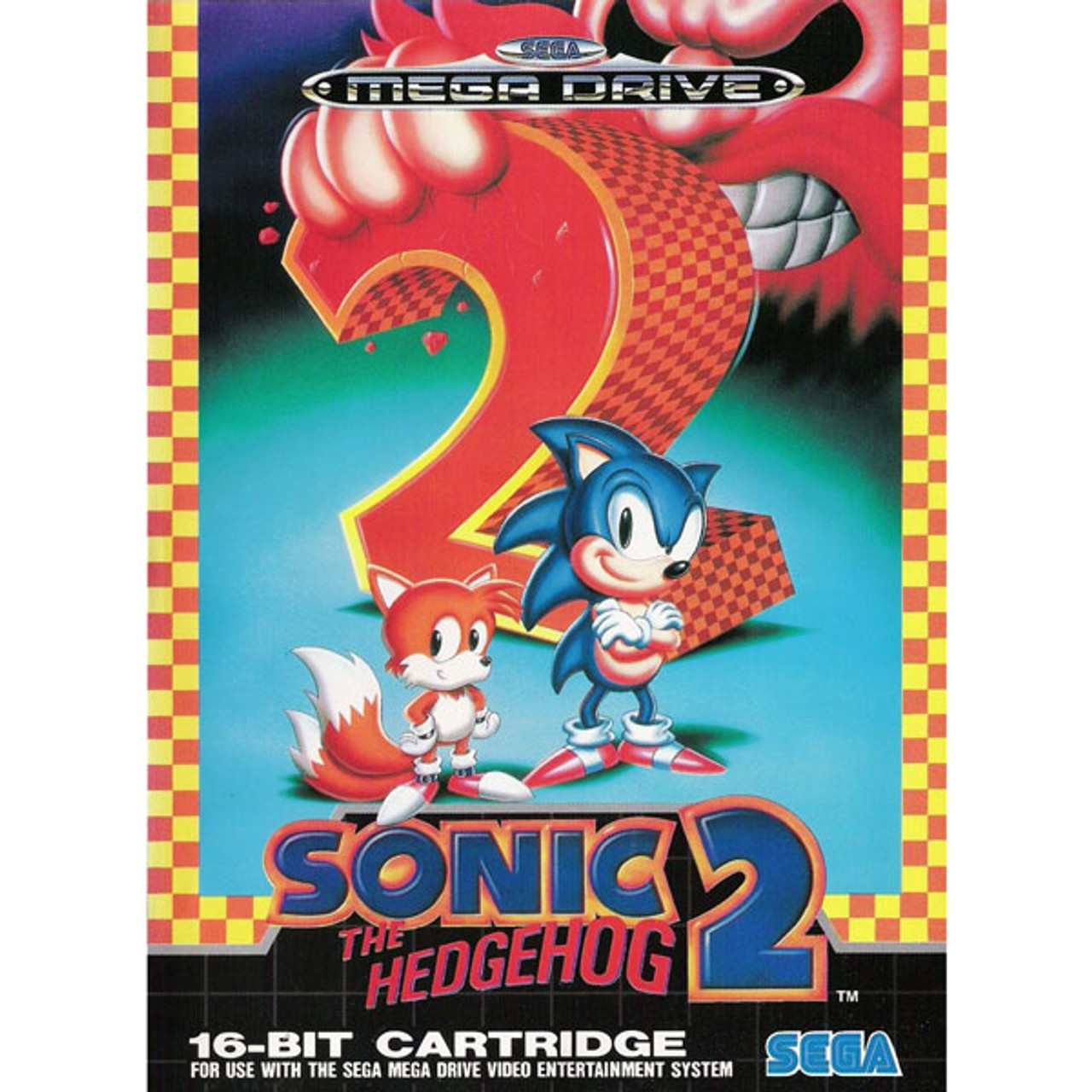 Sonic The Hedgehog 2 Genesis Complete Game For Sale