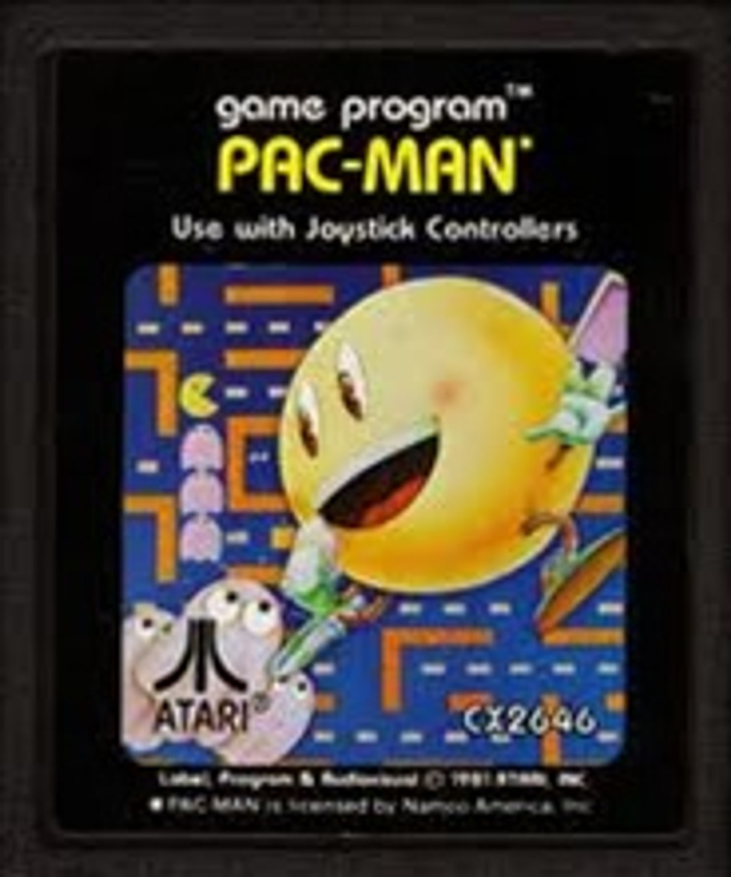 PacMan Atari 2600 game For Sale DKOldies PacMan Atari 2600 game For Sale DKOldies