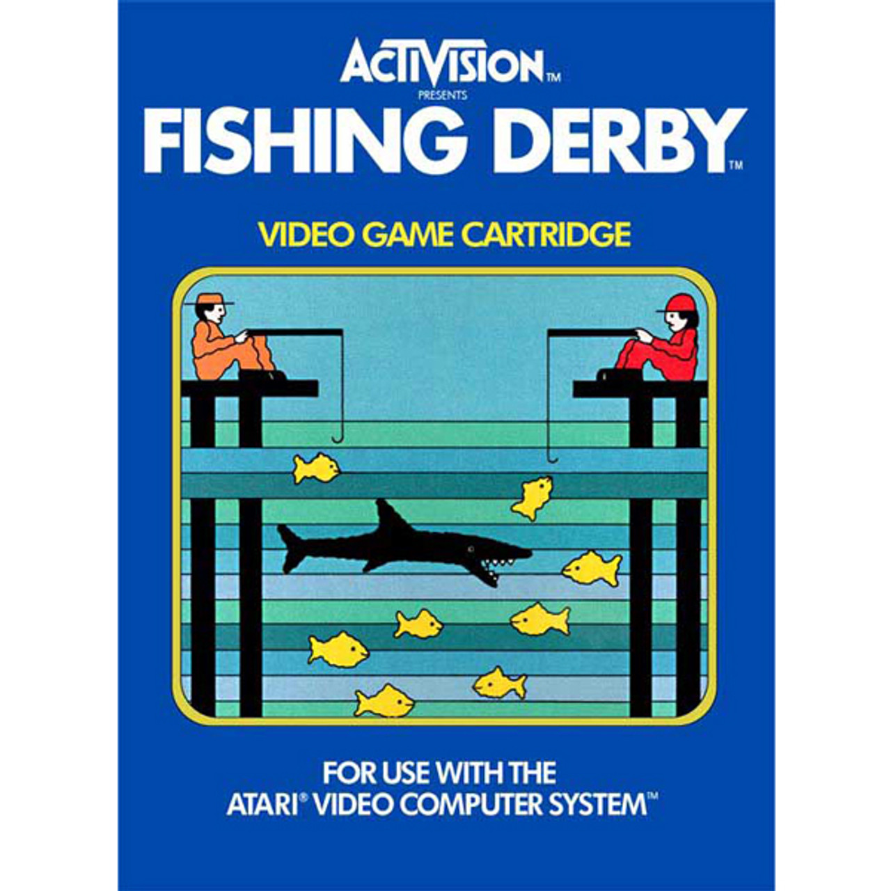 Fishing Derby Atari 2600 Game For Sale