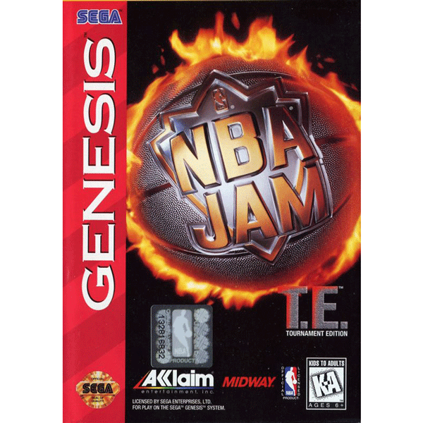 NBA Jam Tournament ED. Sega Genesis Game Cartridge For Sale