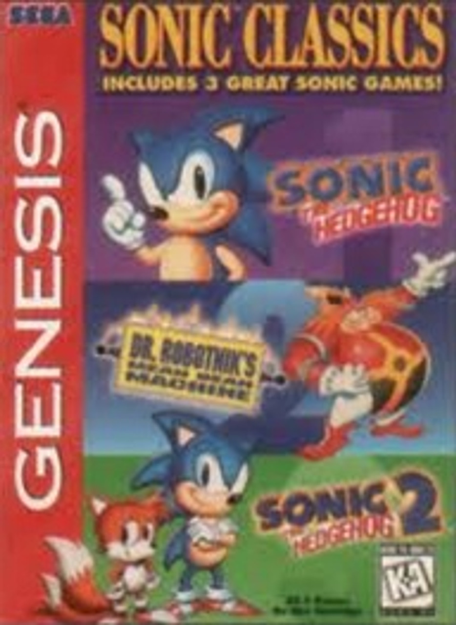 Sonic Classic Heroes (Sega Genesis) - Region Free Reproduction Video Game  Cartridge - CrebbaTECH - High-Quality Retro Video Game Reproductions!