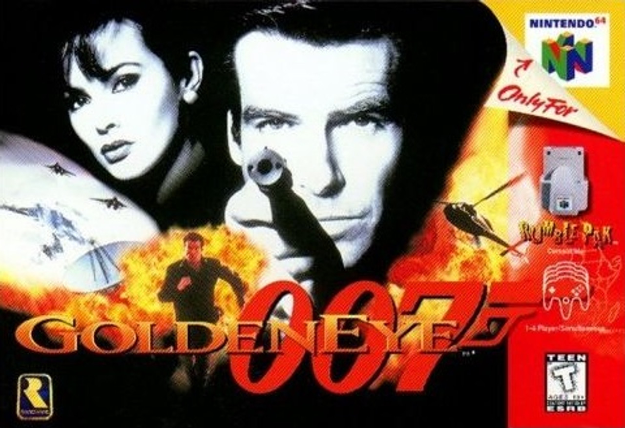 N64 007 Golden Eye 007 Replacement Label Decal Glossy Finish Sticker  Nintendo 64