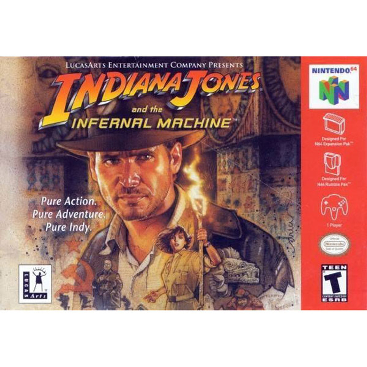 Indiana Jones and the Infernal Machine - N64 Game