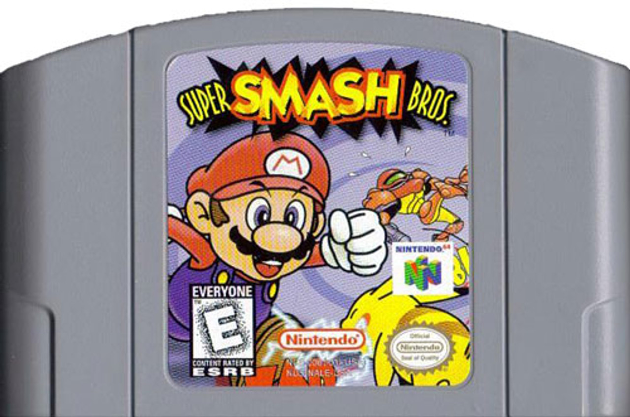 Super Smash Brothers Nintendo 64 Game Cartridge