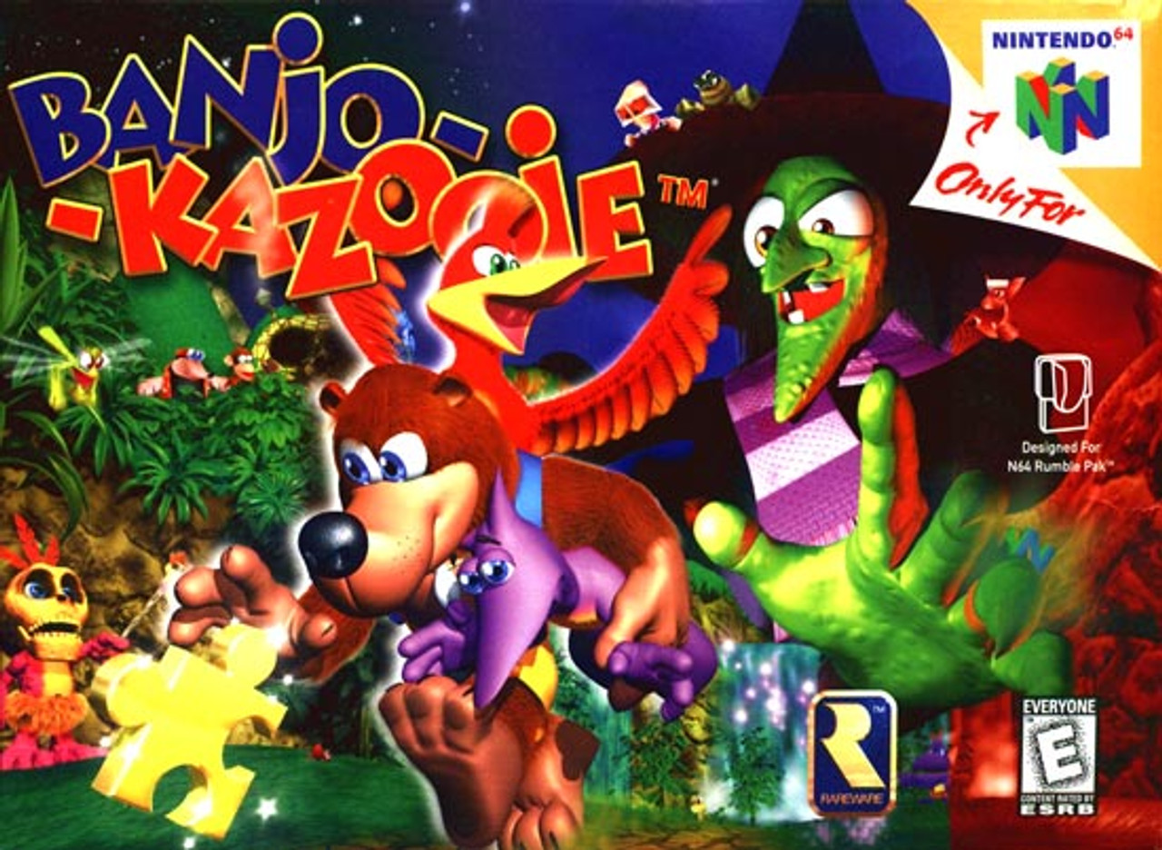 Banjo Kazooie 64 Nintendo N64 New Sealed MINT VGA WATA *rArE* Classic -  D-Rob Gaming