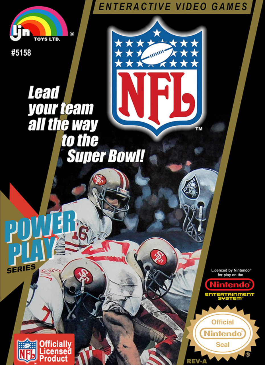 NFL Football Nintendo NES Original Game 