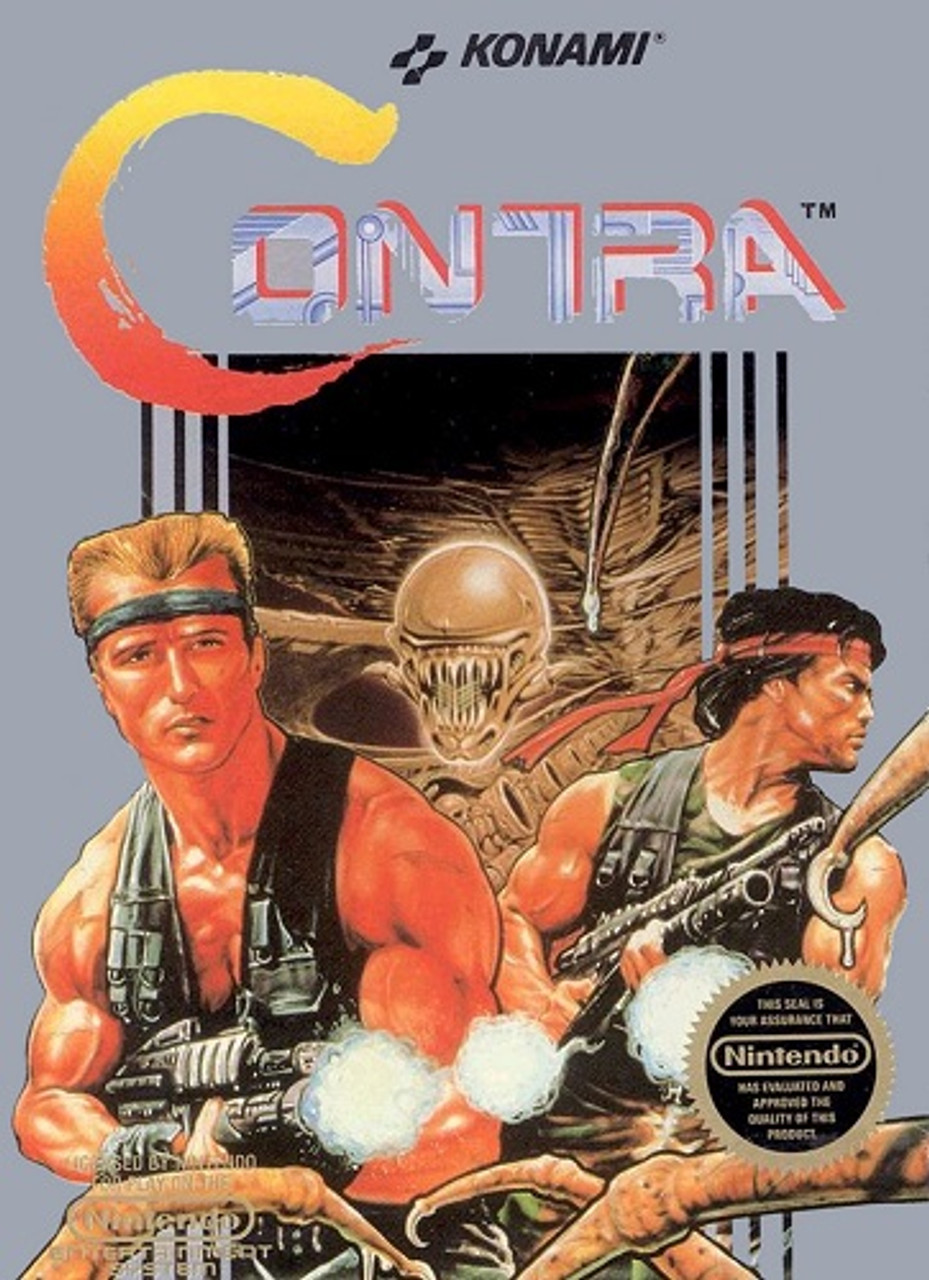 Contra - Rare Original NES Nintendo Fun Game 83717110286