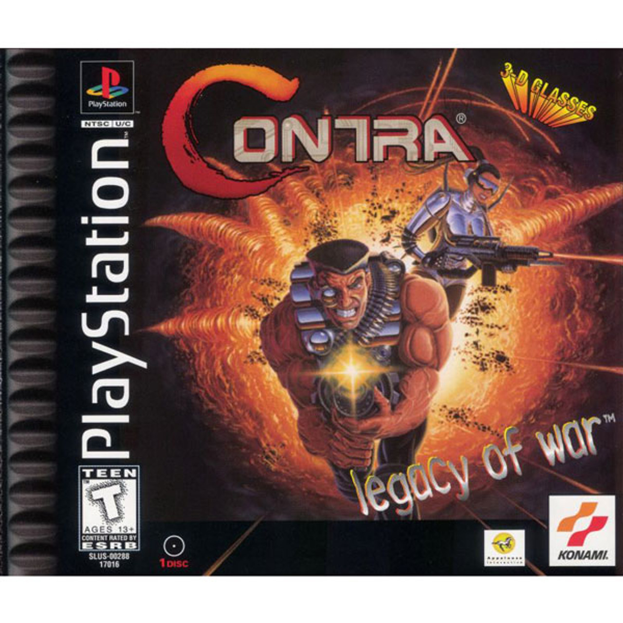 Contra Legacy of War - PS1 Game