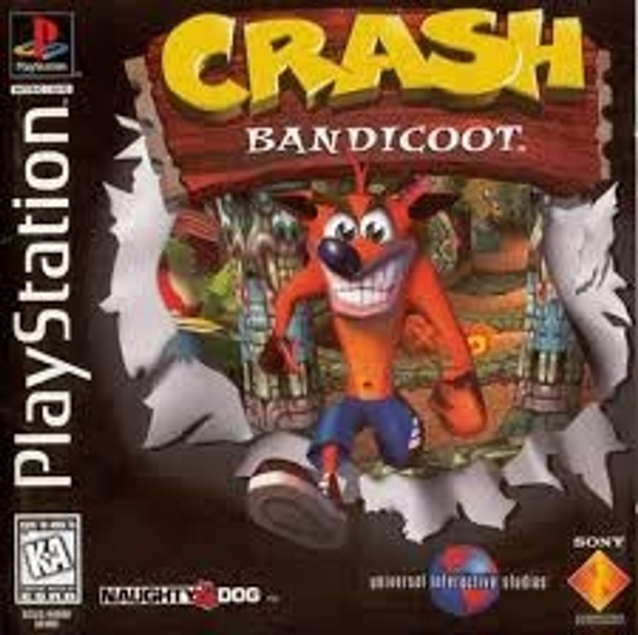 Crash Bandicoot Playstation 1 PS1 Game For Sale |