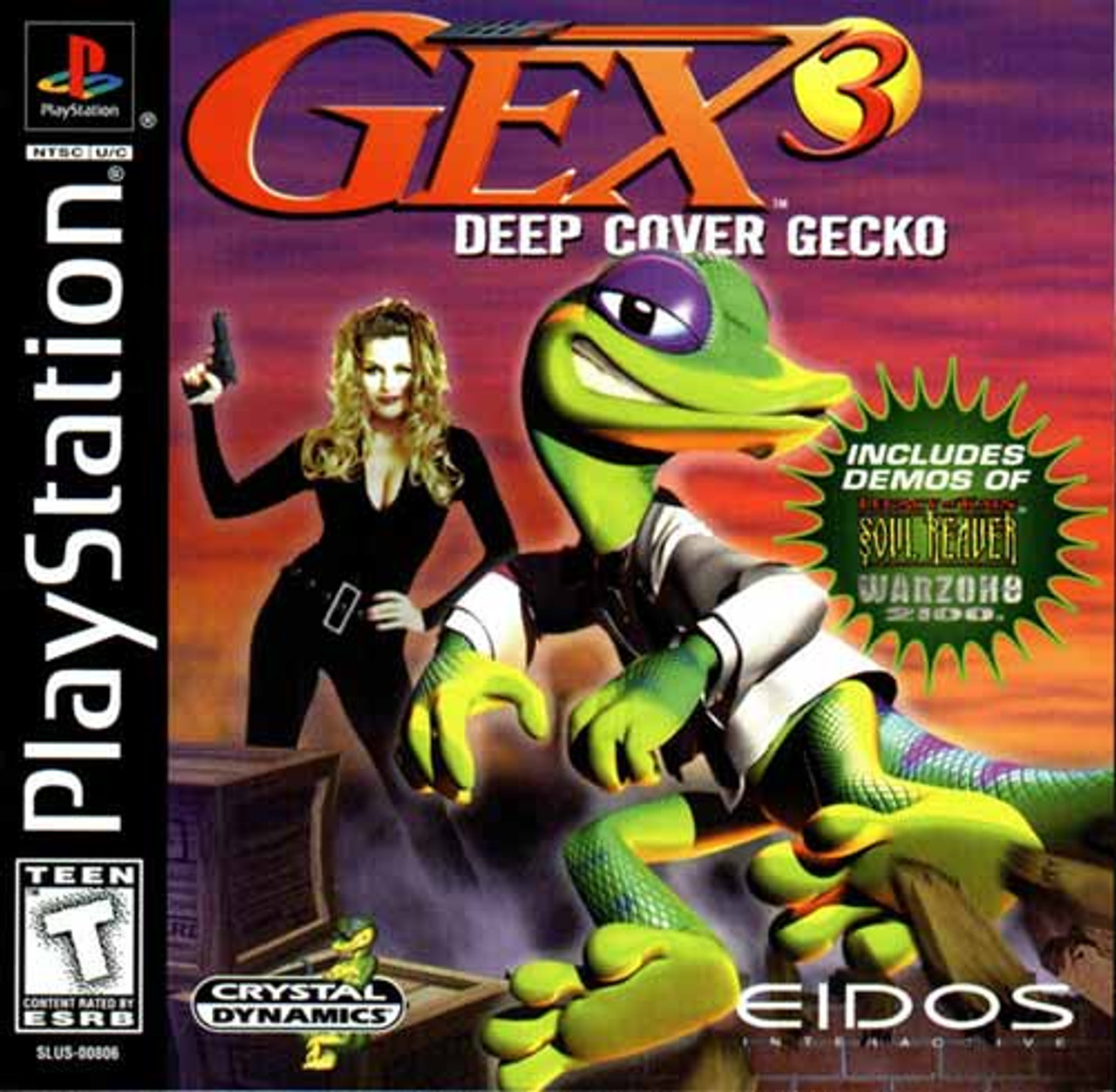 Gex 3 Deep Cover Gecko - PS1 Game