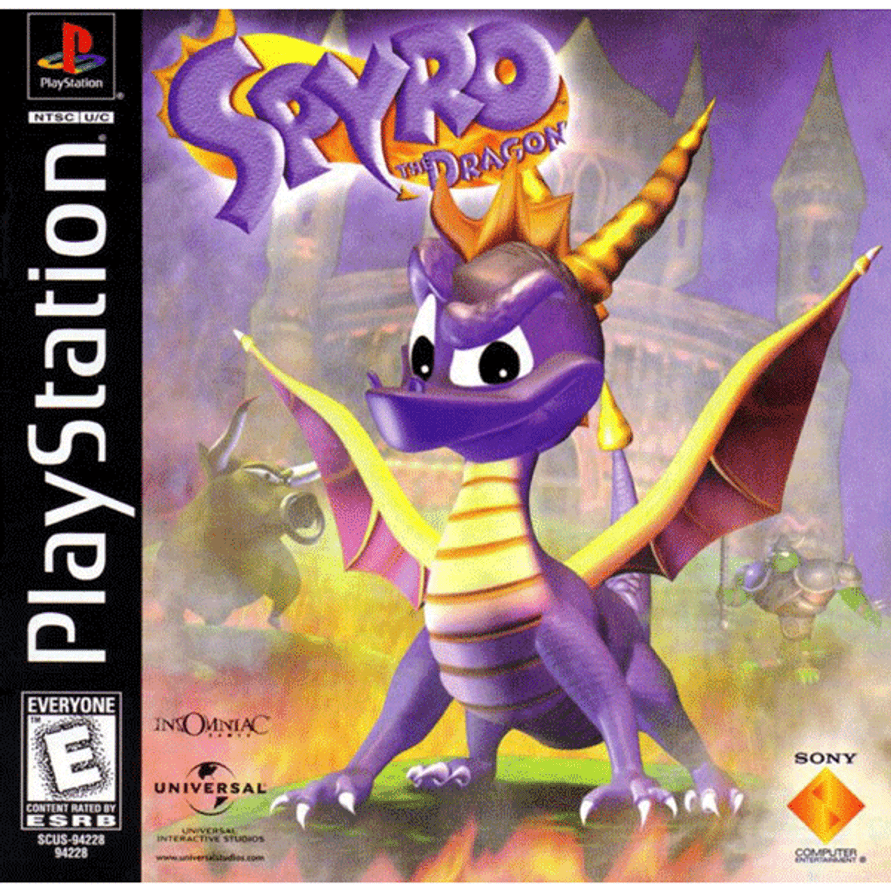 Udvalg min servitrice Spyro the Dragon Playstation 1 PS1 Game For Sale | DKOldies