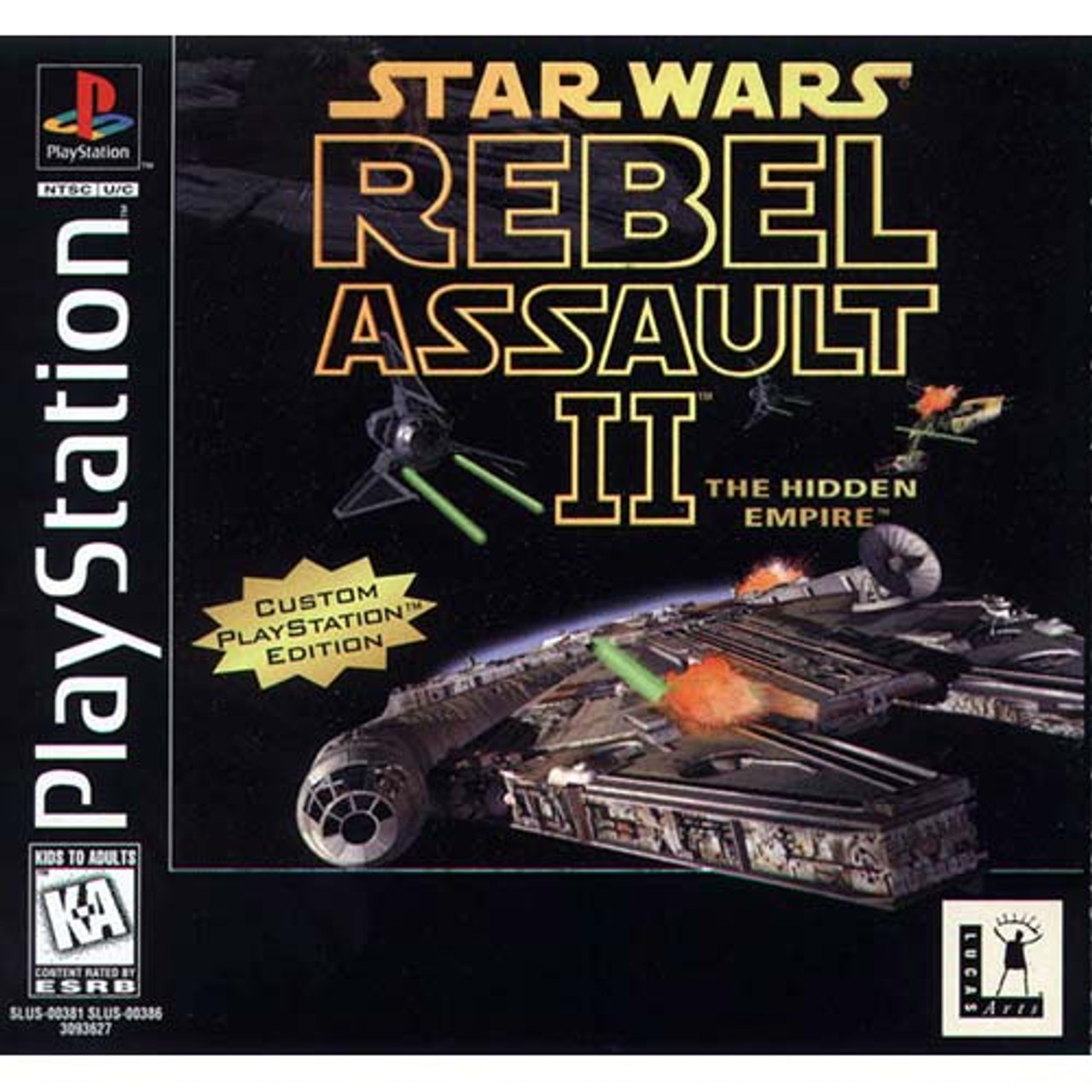 その他 STAR WARS REBEL ASSAULT II Star Wars Rebel Assault II Playstation 1 PS1 Game For Sale