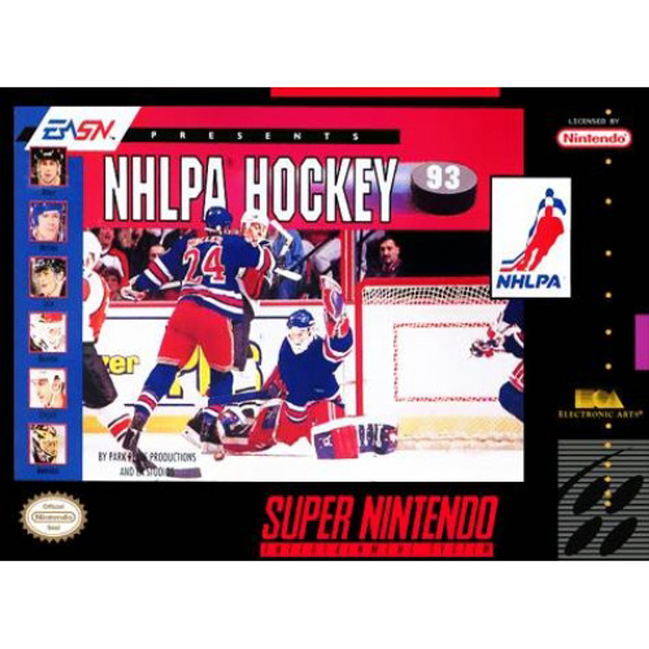 NHLPA Hockey 93 Super Nintendo SNES Game For Sale | DKOldies