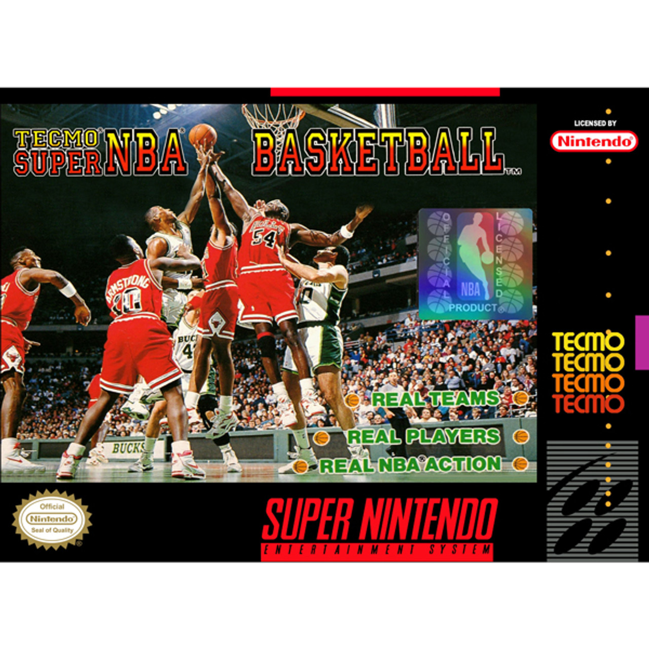 Tecmo Super NBA Basketball - SNES Game