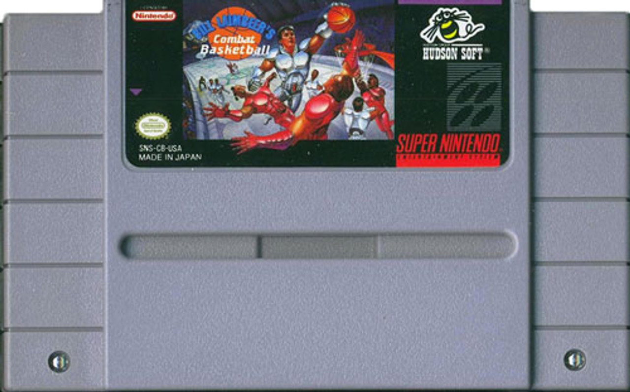 Bill Laimbeers Combat Basketball Super Nintendo Snes Game For Sale