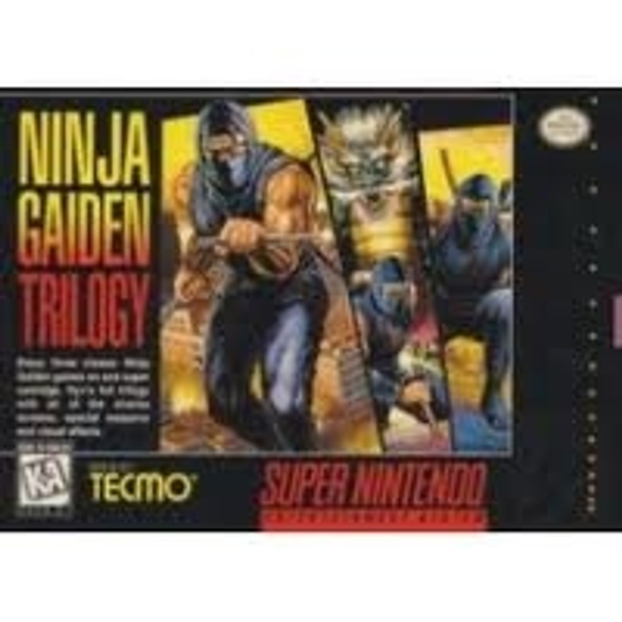 Ninja Gaiden Trilogy Original Repro Snes + Frete Gratis!!!