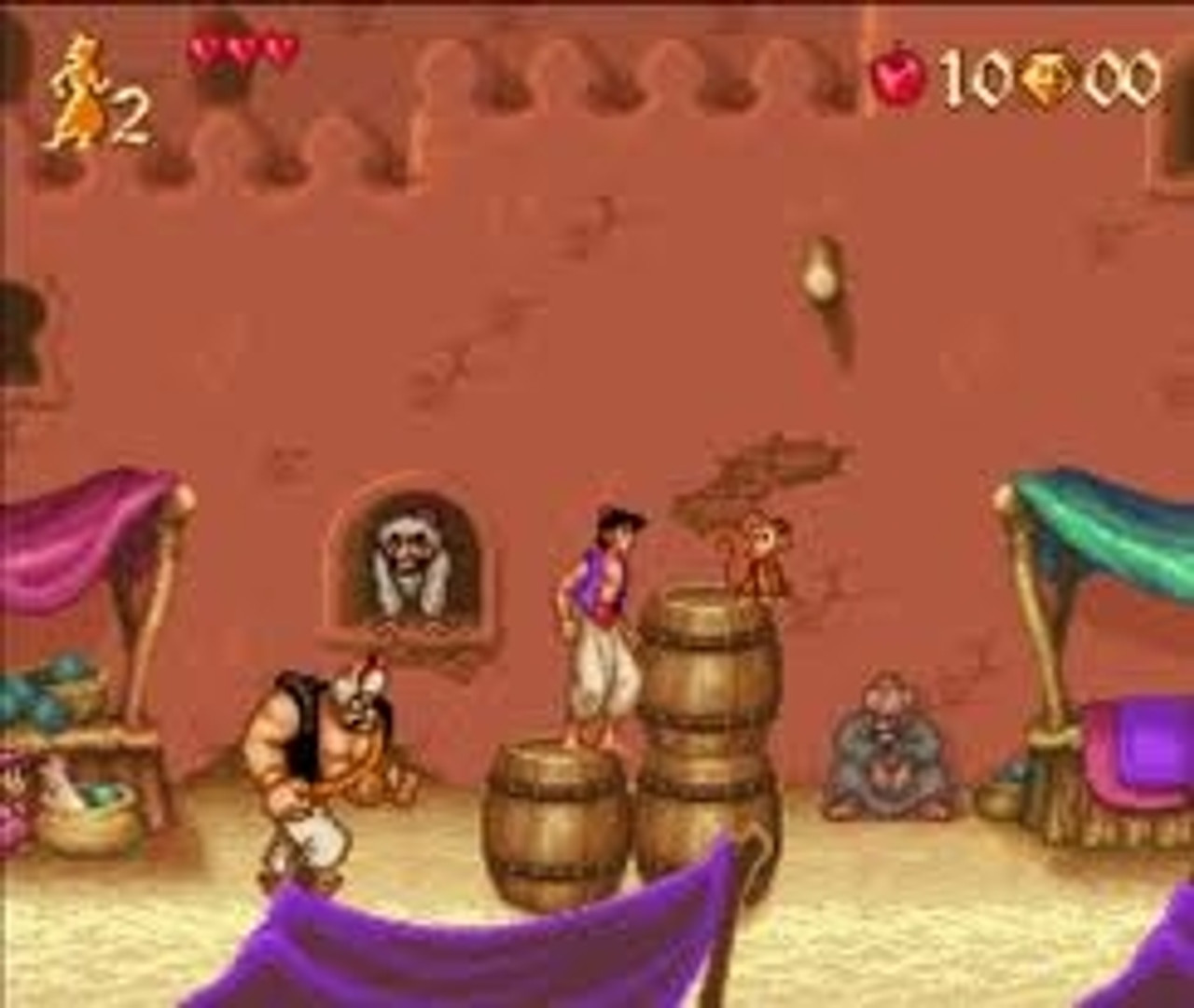 trængsler sætte ild fuldstændig Aladdin, Disney's Super Nintendo SNES Game For Sale | DKOldies