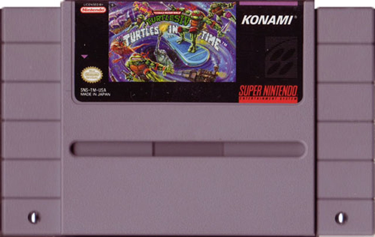 Turtles IV Teenage Mutant Ninja Turtles in Time - SNES Game