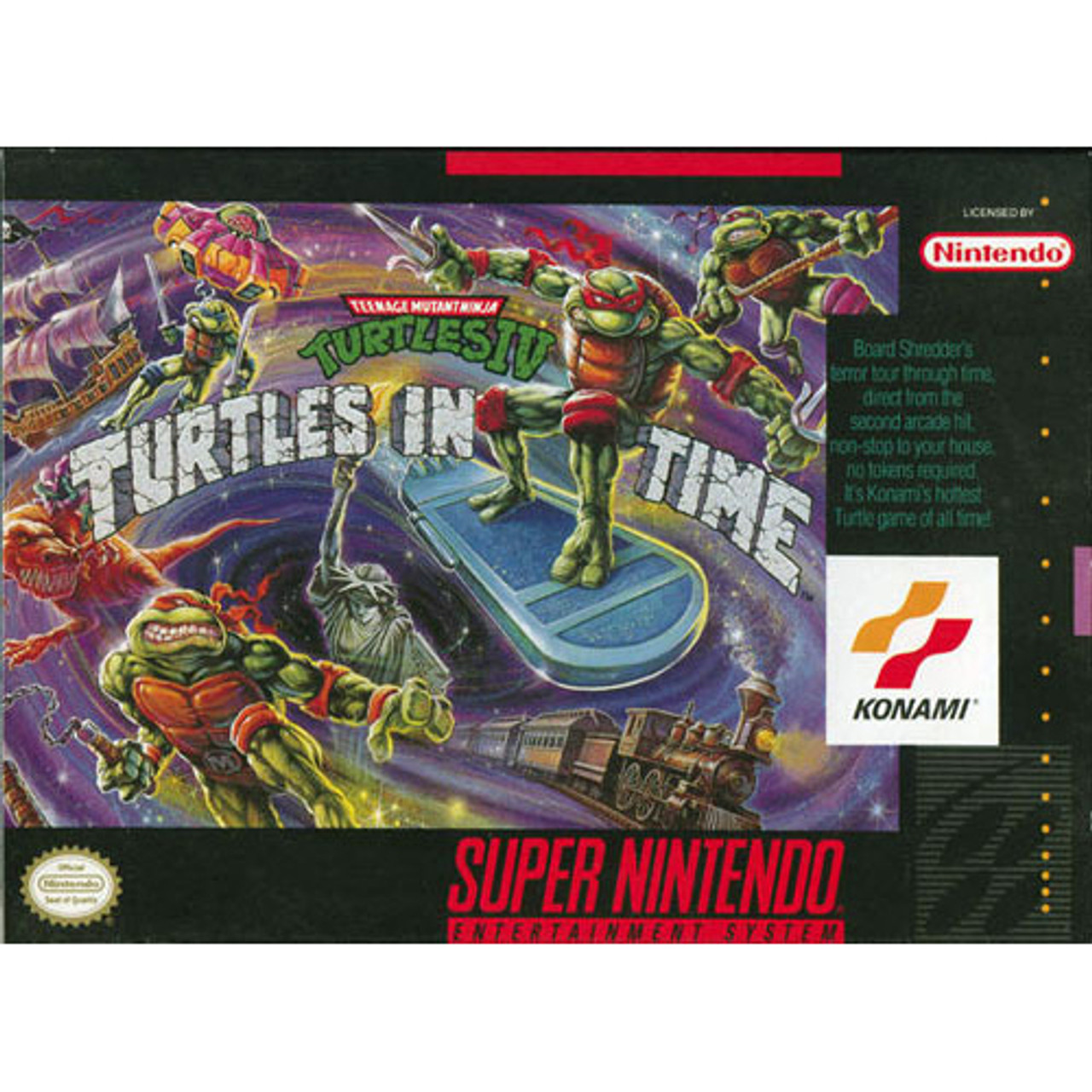 Turtles IV Teenage Mutant Ninja Turtles in Time - SNES Game