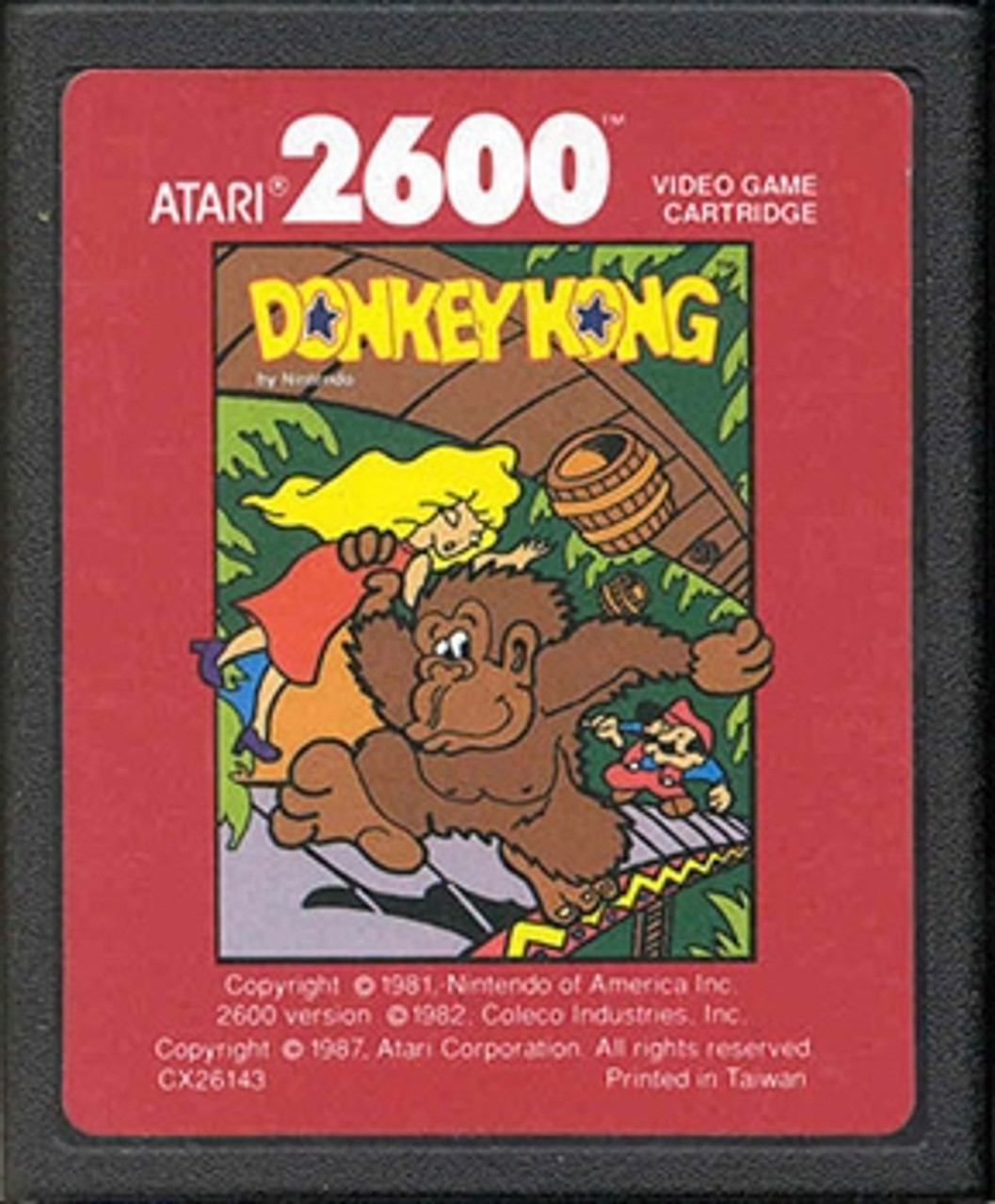 Donkey Kong Red Label Atari 2600 Game For Sale DKOldies