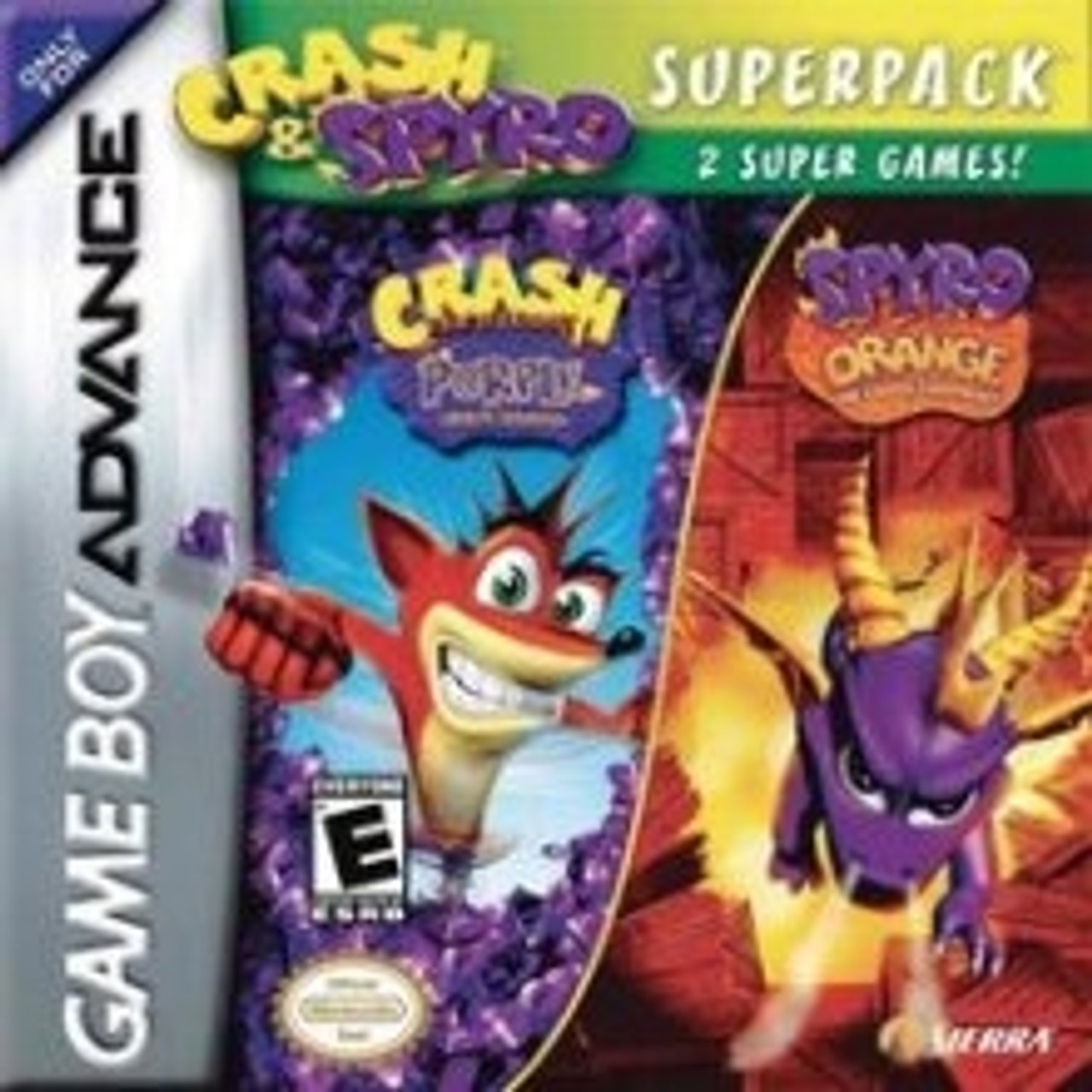 Hængsel Præfiks milits Crash & Spyro Super Pack Nintendo Gameboy Advance Game Sale