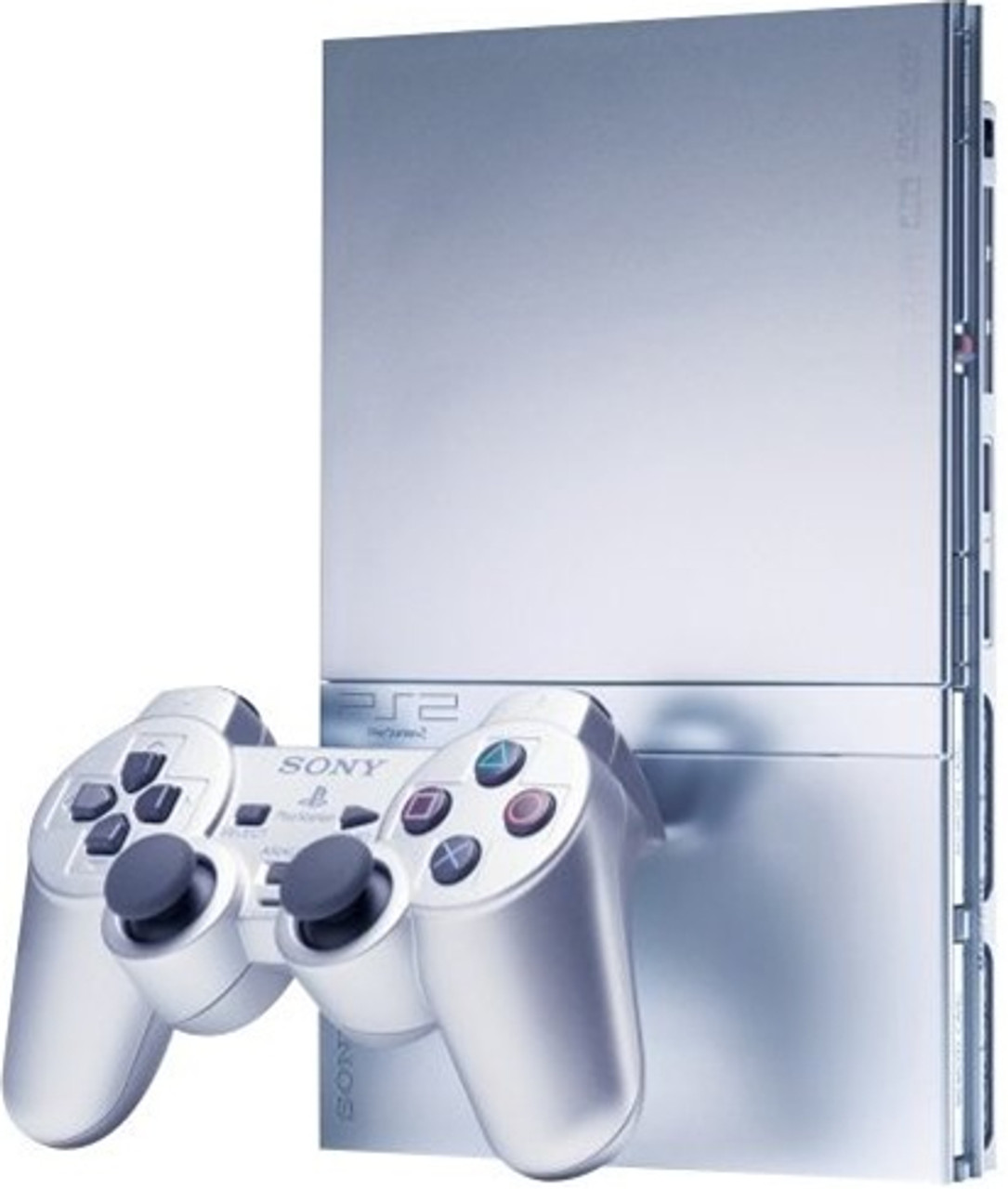 PlayStation 2 Slim Silver PS2 Player Pak