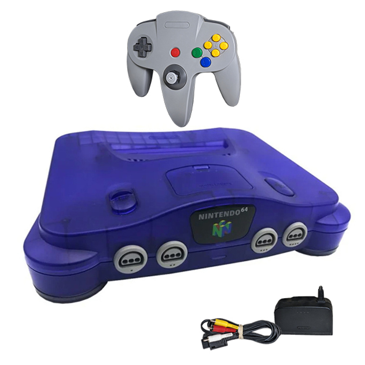 Grape Purple Nintendo 64 Original N64 Console Bundle Sale
