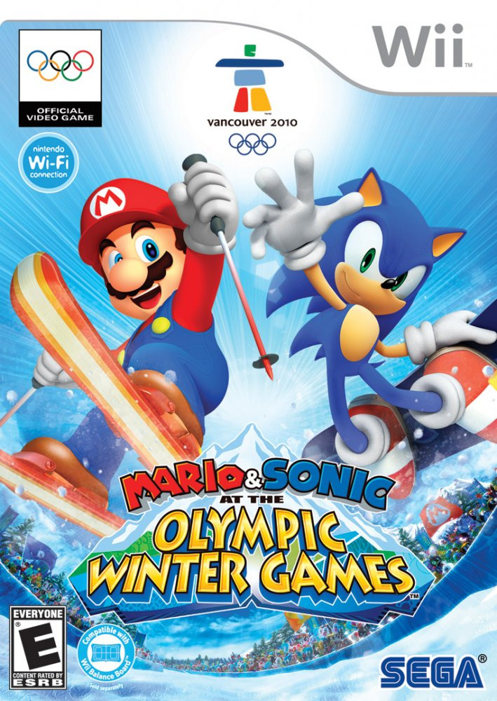 Mario And Sonic Olympic Winter Games Wii Game For Sale