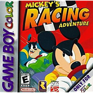 Complete Mickey's Racing Adventure GameBoy Color Game For Sale