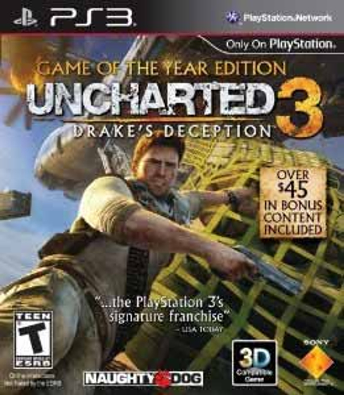 Uncharted 3 Drake's Deception GOTY Edition PS3 Game For Sale