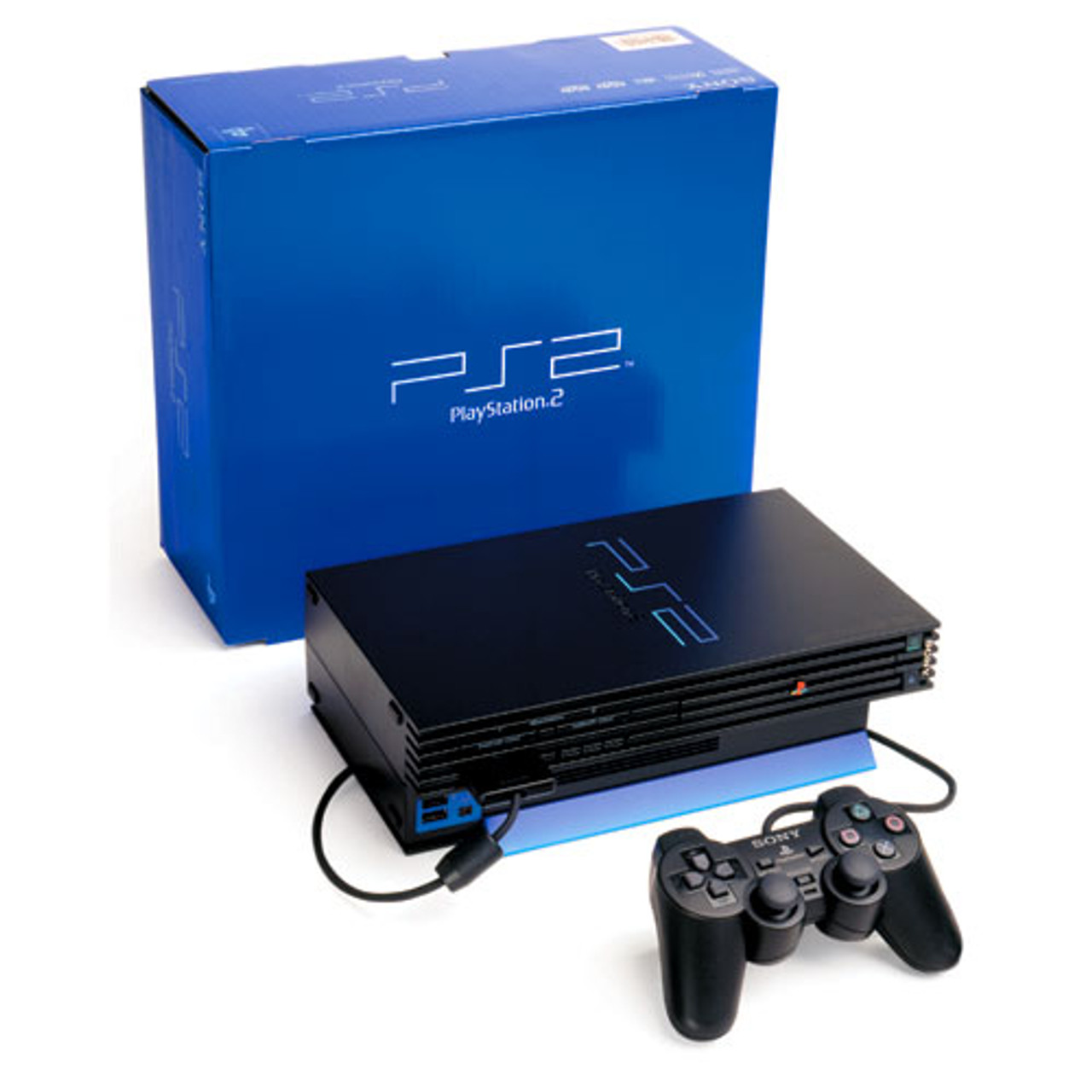 Used Sony Playstation 2 PS2 Slim Silver Refurbished System Console For Sale