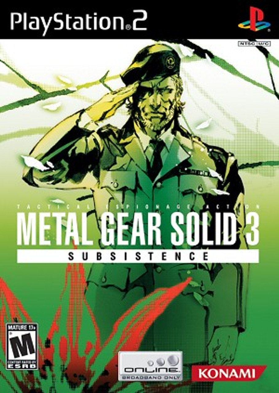 Metal Gear Solid 3 Subsistence PS2 Game For Sale | DKOldies