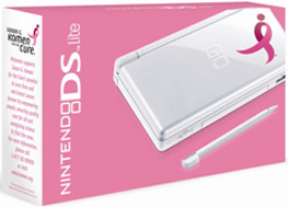 Complete Nintendo DSi Breast Cancer Limited Edition System ...