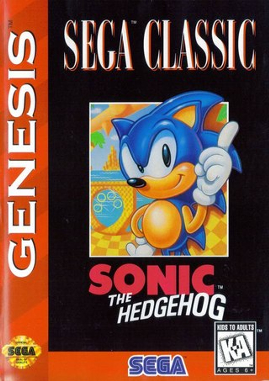 Sega Genesis - Sonic the Hedgehog 2 Label - Retro Game Cases