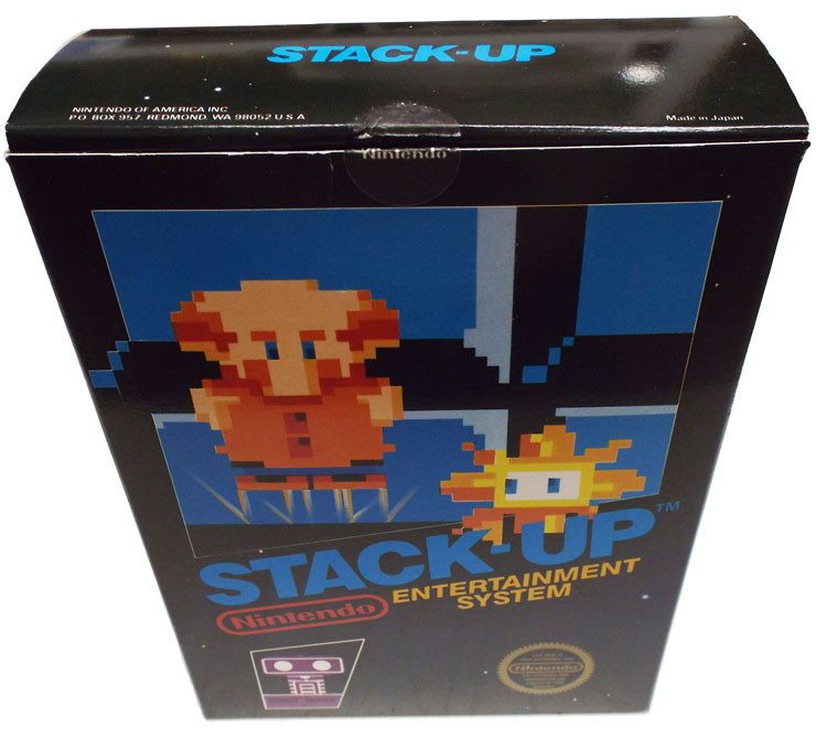 Nes Stack Up Rom Stack-Up Complete NES Game Pak For Sale | DKOldies