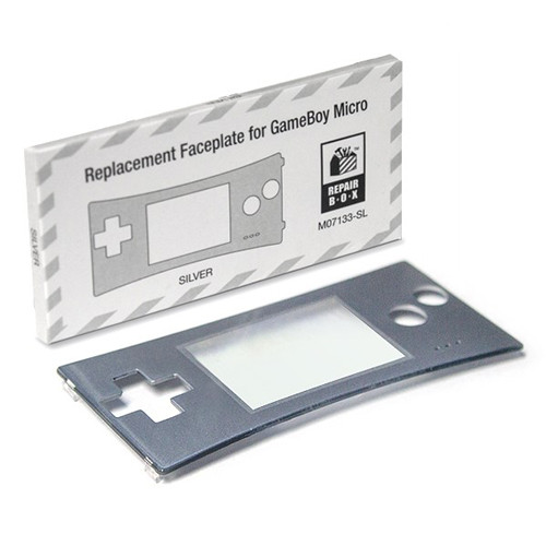 Game Boy Advance Micro Faceplate Silver For Sale DKOldies