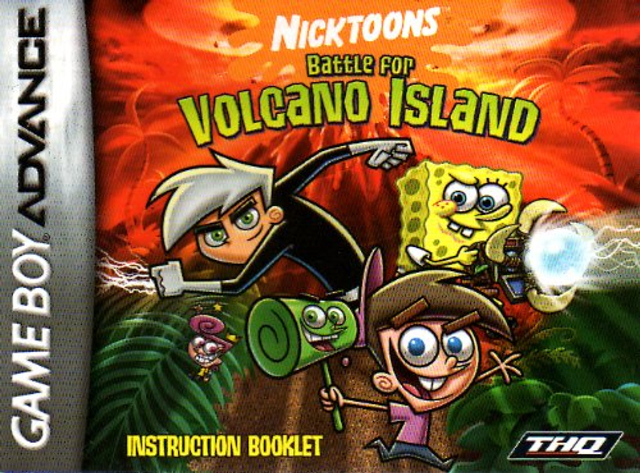 Nicktoons Battle for Volcano Island - GameBoy Advance Game