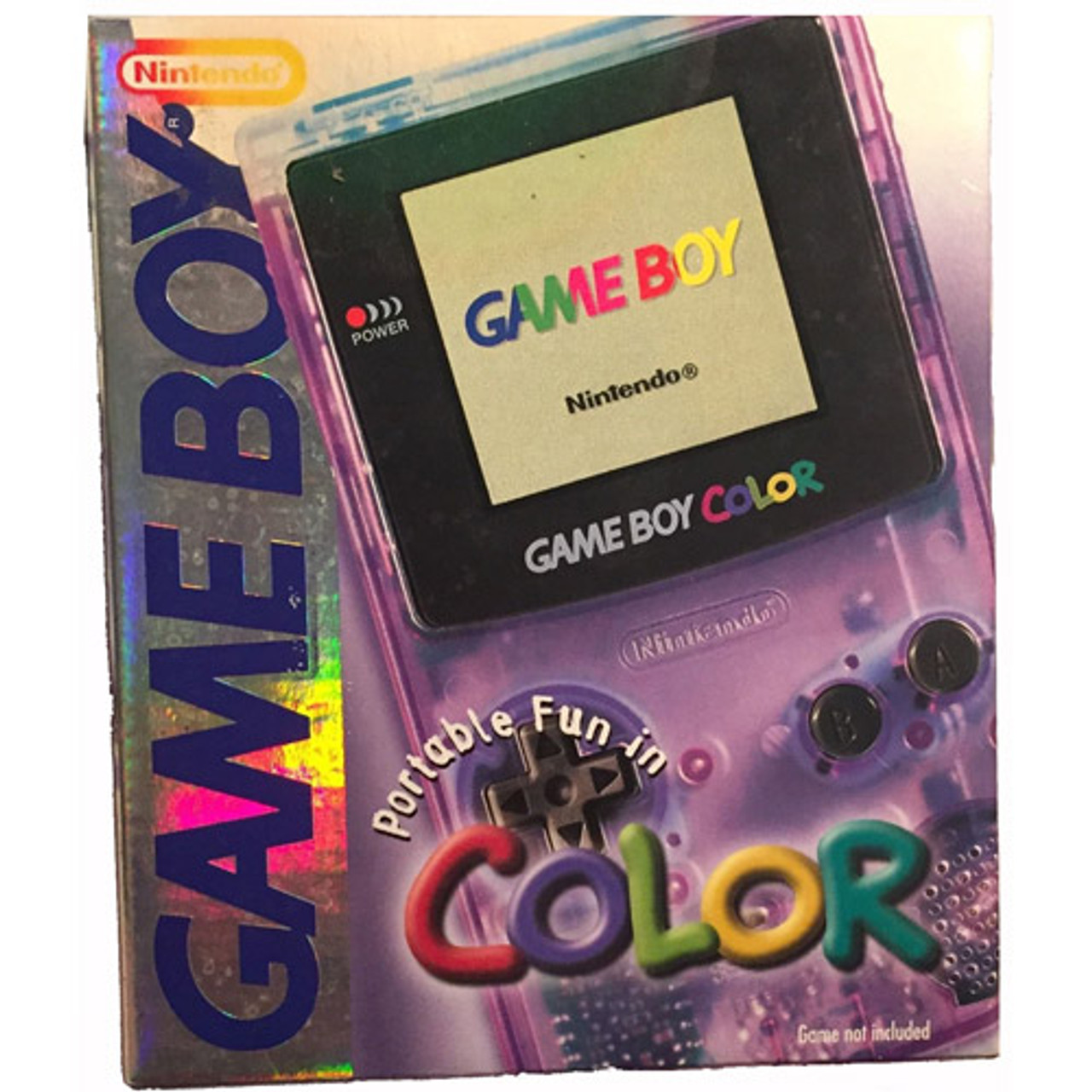 Console - Game Boy Color (Atomic Purple - Clear Purple) - Super