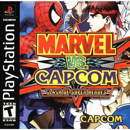 Marvel Vs Capcom Clash Of Super Heroes Ps1 Game For Sale Dkoldies