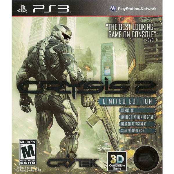 Crysis 2 Limited Edition PlayStation 3 PS3 Game For Sale DKOldies